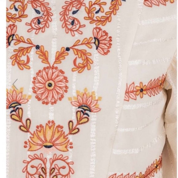 ❤️SOLD❤️Ranna Gill Lecce Embroidered Tunic Dress - Picture 7 of 9